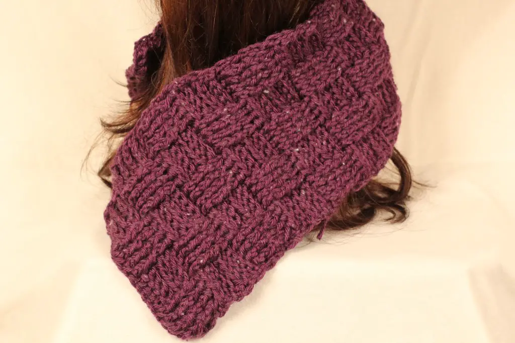 basketweave scarf