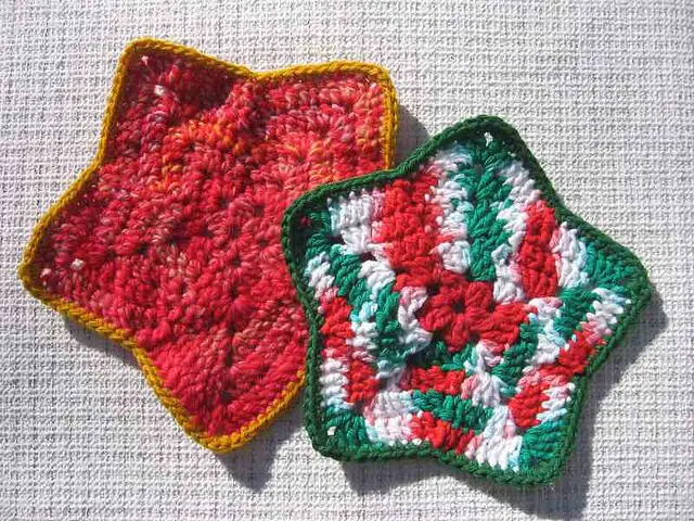 [Free Pattern] Sweet Little Dish Cloth Designed In Honor Of Independence Day, July 4th