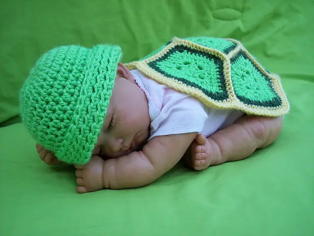 Super Cute Turtle Love Blanket & Beanie For A Super Cute Baby2