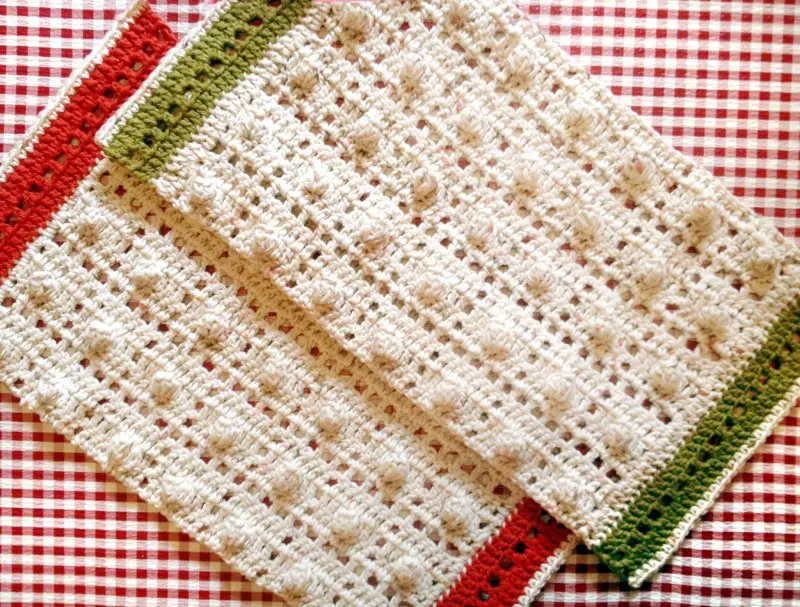 Crochet-Kitchen-Towels-