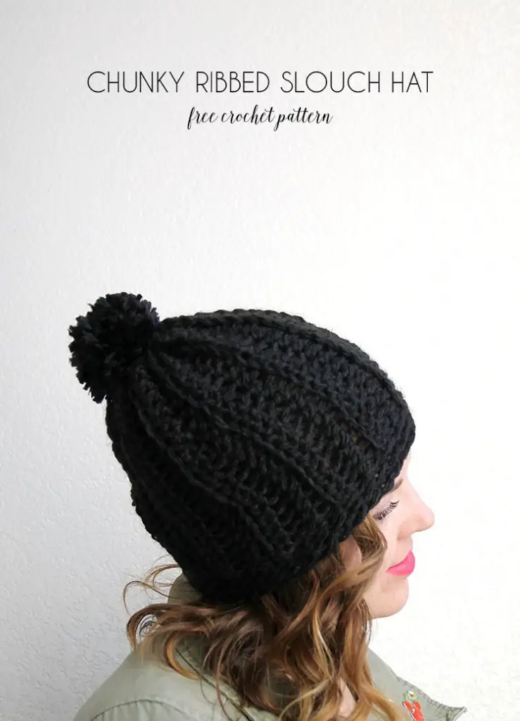 Chunky Ribbed Slouch Hat by Alexis Middleton
