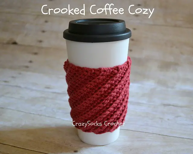 Crooked Coffee Cozy by Danyel Pink