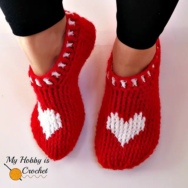 Heart & Sole Slippers by Kinga Erdem