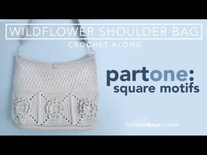 [Video Tutorial] She Started With A Granny Square, And Ended With The Loveliest Shoulder Bag