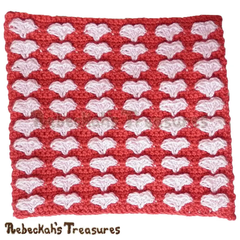 [Free Pattern] These Sweetheart Kisses Coasters Make Adorable Valentine’s Day Gifts