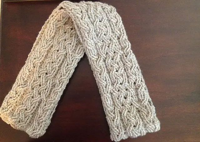 Milan Cable Scarf by Noelle Stiles