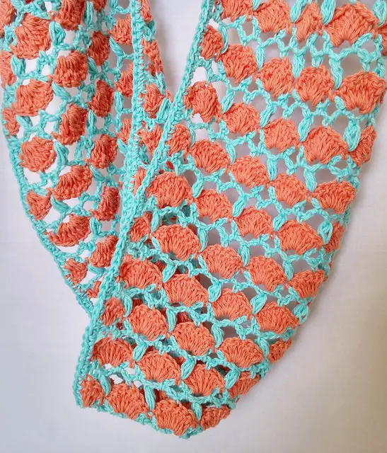 [Free Pattern] Nothing Says Spring Like This Beautiful Spring Flowers Scarf