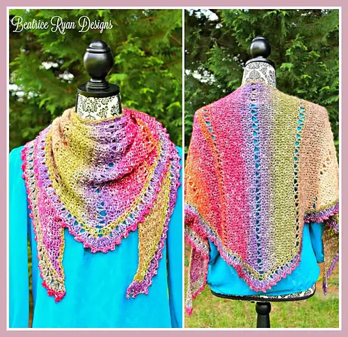 [Free Pattern] This Lightweight Scarf Is Perfect For Adding An Extra Bit Of Color To A Spring Outfit