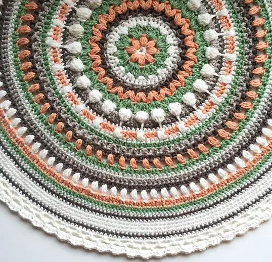 [Free Pattern] Stunningly Beautiful Crochet Mandala Pattern