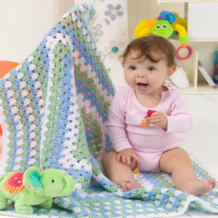 [Free Pattern] The Quickest And Easiest Way To Make A Beautiful Crochet Baby Blanket And Never Get Bored