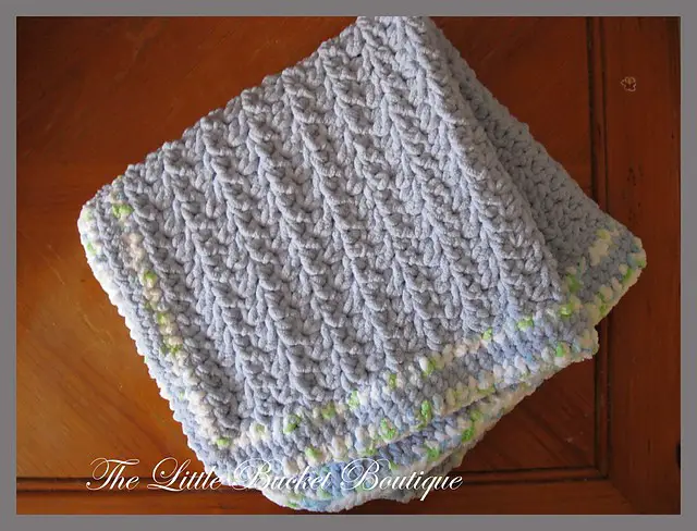 [Free Pattern] Simply Stunning Baby Blanket