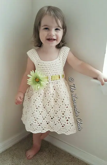 [Free Pattern] The Perfect Little Crochet Dress For Your Little Ones