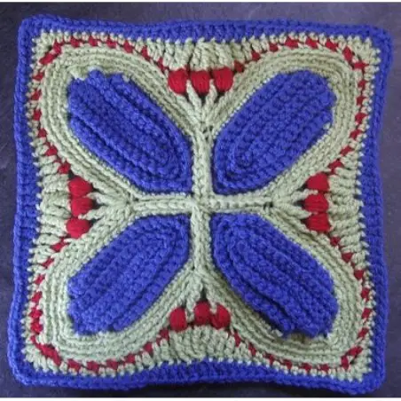 [Free Pattern] This Stunning Flowers Crochet Block Captures The True Essence Of Beauty