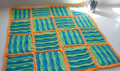 [Free Pattern] Super Fast And Really Beautiful, This Wavy Baby Blanket Is Amazing