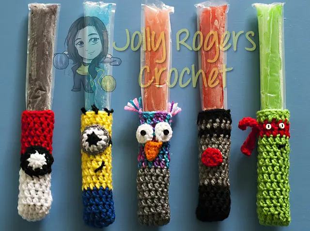 [Free Pattern] These Freezie Pop Holder Variations Are Such A Great Idea For A Kid Party!