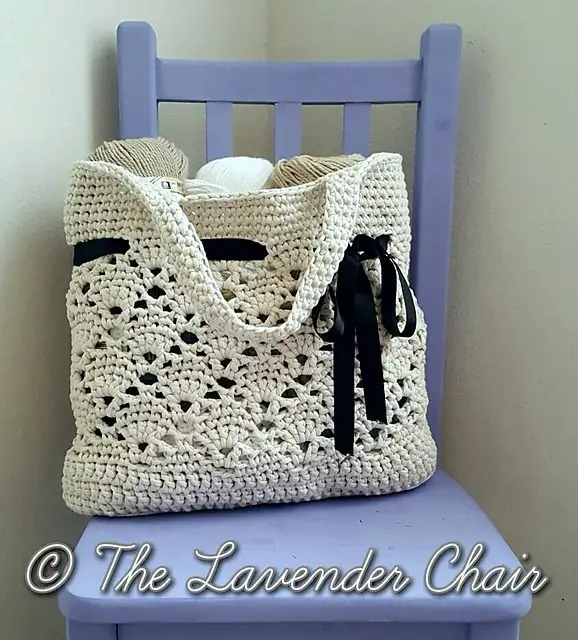 [Free Pattern] Classy And Cool Market Tote You Can Use Every Day