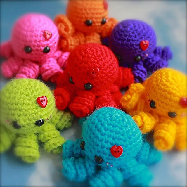 [Free Pattern] These Fun And Easy Mini Amigurumi Octopus Guys Will Get You Hooked In No Time