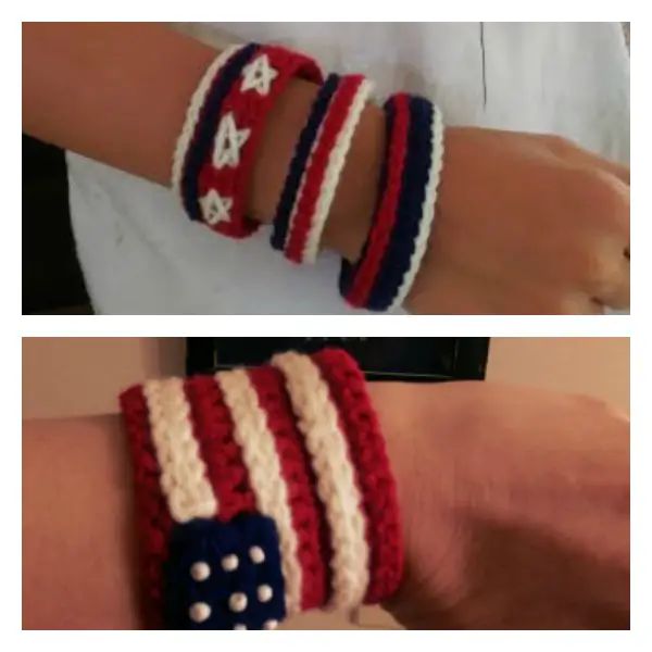 [Video Tutorial] Celebrate Independence Day With This 4th Of July American Flag Bracelet And Cuff
