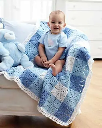 baby blanket gingham