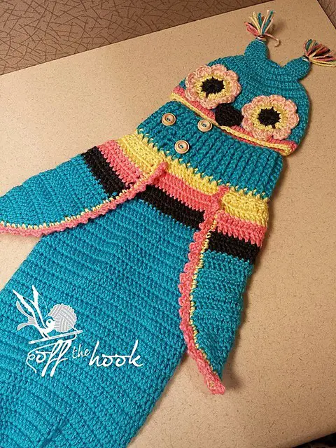 [Free Pattern] Adorable Baby Owl Cocoon & Hat Pattern Can Be Easily Turned Into Just About Any Bug