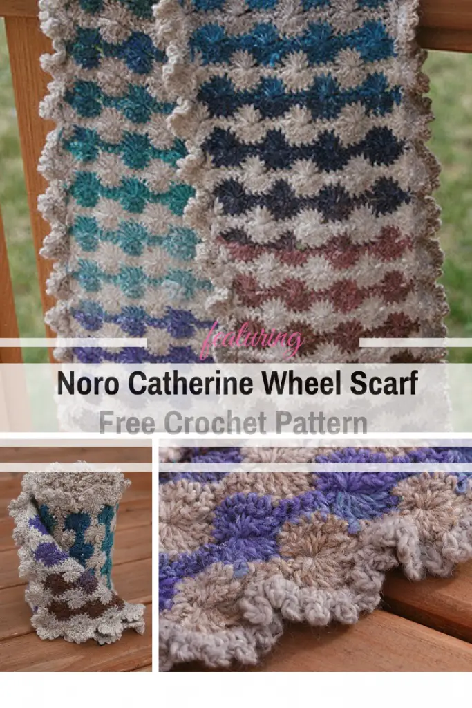 [Free Pattern] Brilliant Noro Catherine Wheel Scarf You Can't Resist