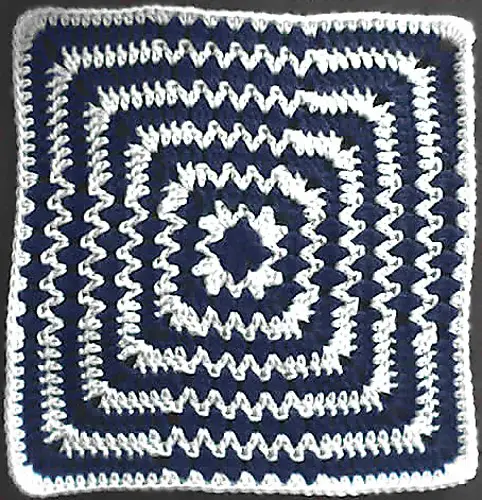 [Free Pattern] Amazing Square With Stunning Effect!