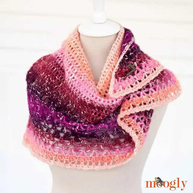 [Free Pattern] This One Skein Shawl Is The Perfect Gift For Stylish Women