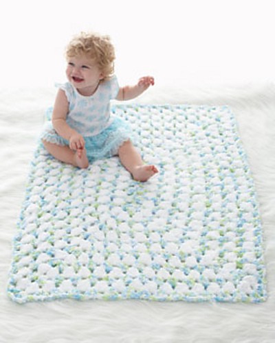 [Free Pattern] This Fast And Easy Blanket Works Up In No Time At All