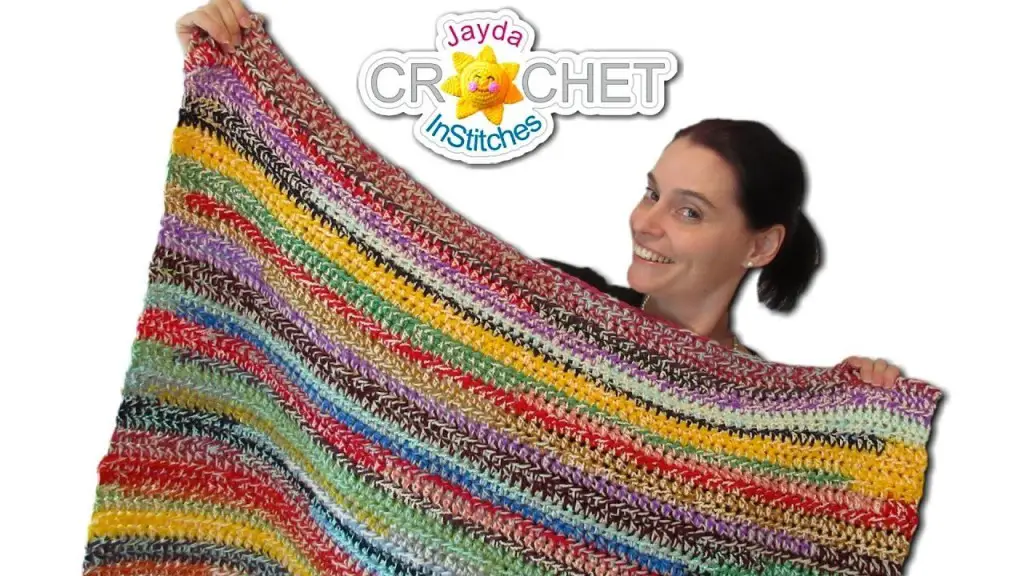 [Video Tutorial]  Bust Through Your Stash Of Yarn With This Easy Stash Buster Crochet Blanket Pattern (2 Style Scrapghan)