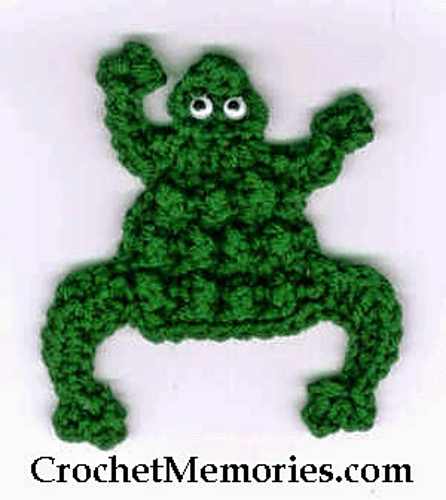 This Crochet Frog Is A Great Magnet For Your Fridge