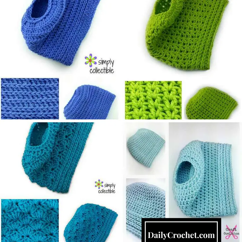 4 Awesome Ponytail Hat And Bun Hat Crochet Free Patterns