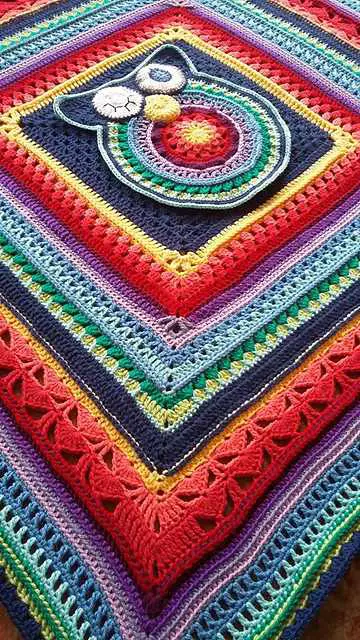 Gorgeous Sunshine Owl Blanket Pattern 