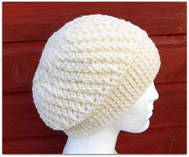 Easy Slouchy Hat Crochet Pattern With Beautiful Spirals