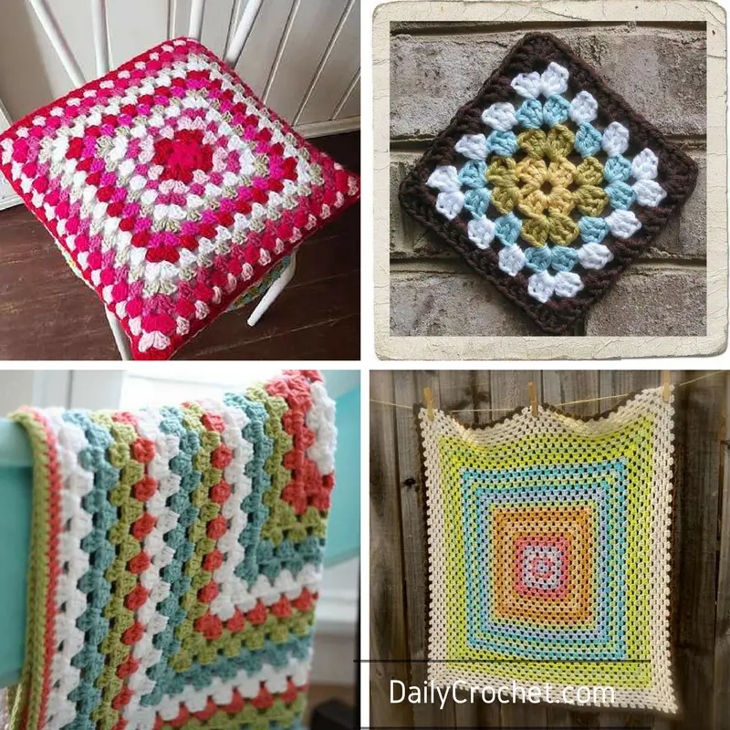 Basic Crochet Granny Square Pattern