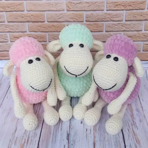 Fantastic Amigurumi Sheep Plush Toy Pattern To Try In All Different Colours! 