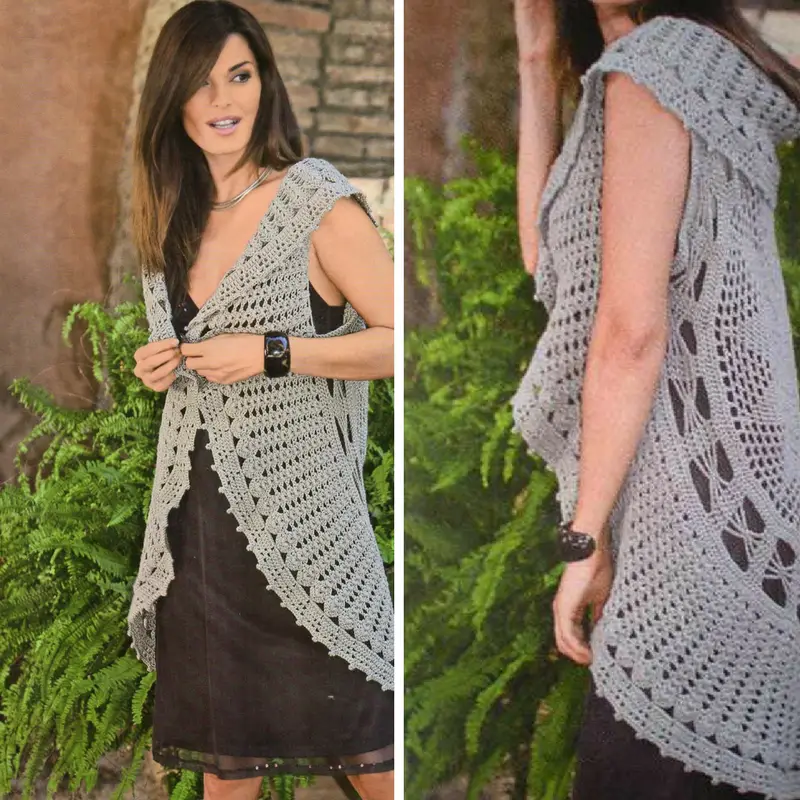 Chic Circular Crochet Vest You Can Wear Everyday This Summer