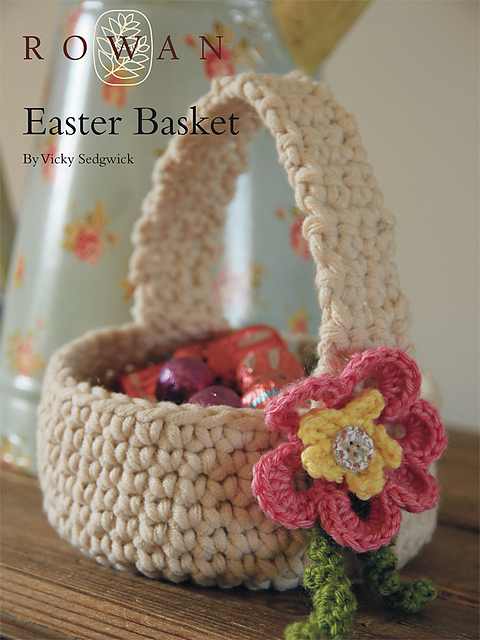 Delight Your Family With This Beautiful Crochet Easter Basket