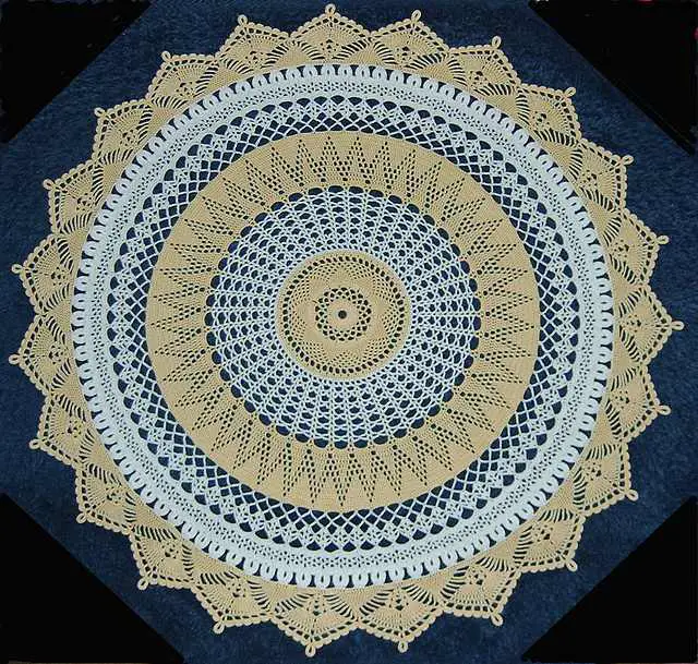 Beautiful Crochet Lace Centerpiece