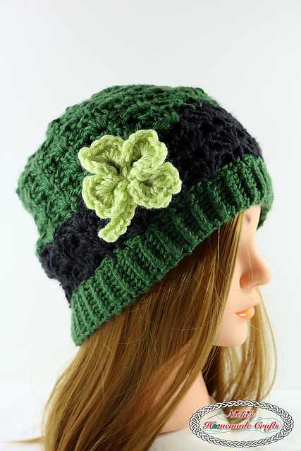 Adorable Four Leaf Clover Beanie For Teens And Adults