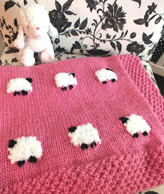 How To Make A Cute Sheep Baby Blanket 