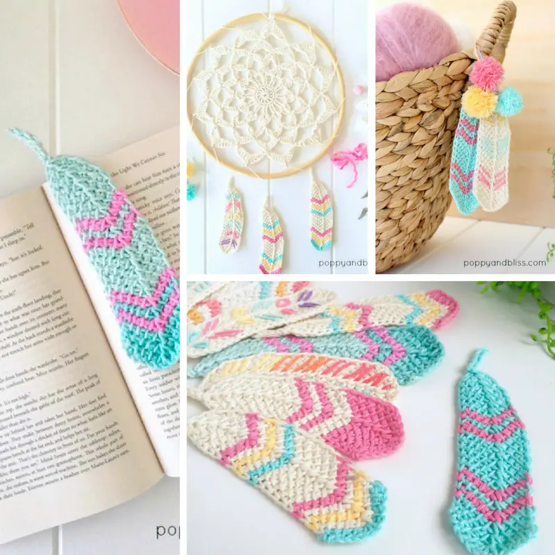 [Free Pattern] How To Make Your Own Pretty Tunisian Feathers