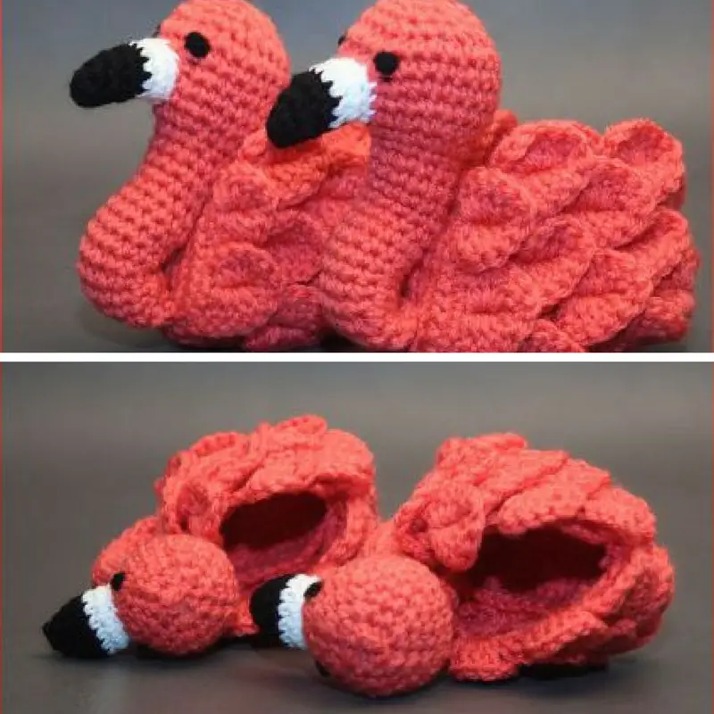 [Video Tutorial] Stand Out In A Crowd With These Adorable Flamingo Feet Baby Booties