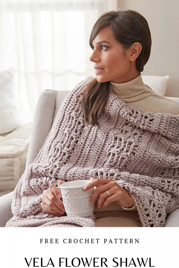 Relaxing Stylish Crochet Blanket Free Pattern