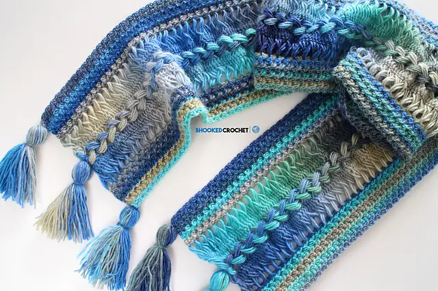 [Free Pattern] Amazingly Stylish Waves Hairpin Lace Scarf You'll Want To Wear Immediately