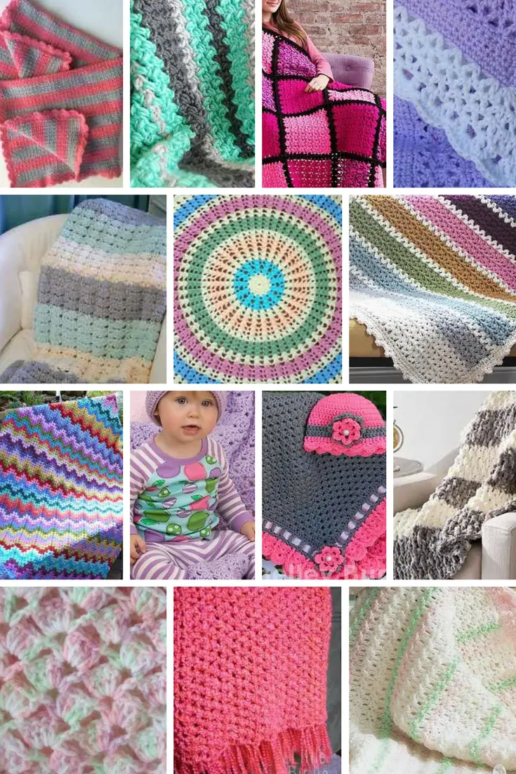 21 Quick And Easy Baby Blankets To Crochet With Free Patterns