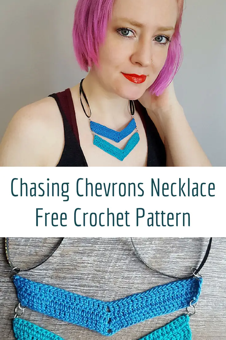 Fun And Simple Chasing Chevrons Necklace