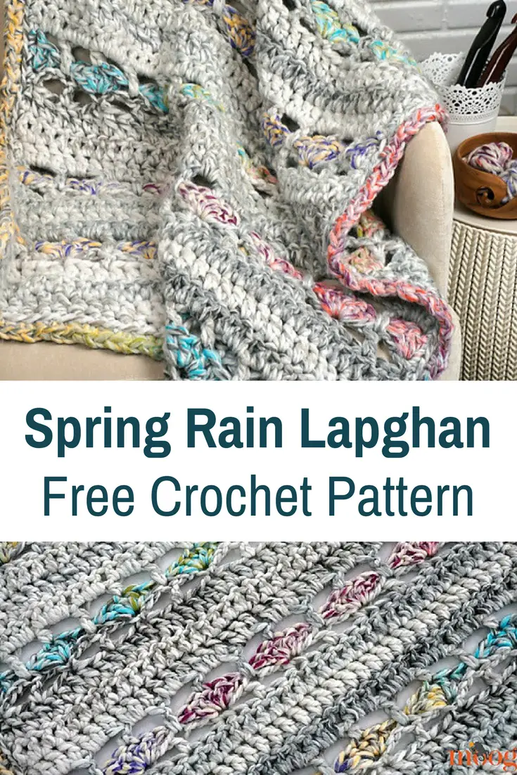 Super Fast Springtime Free Crochet Lapghan Pattern