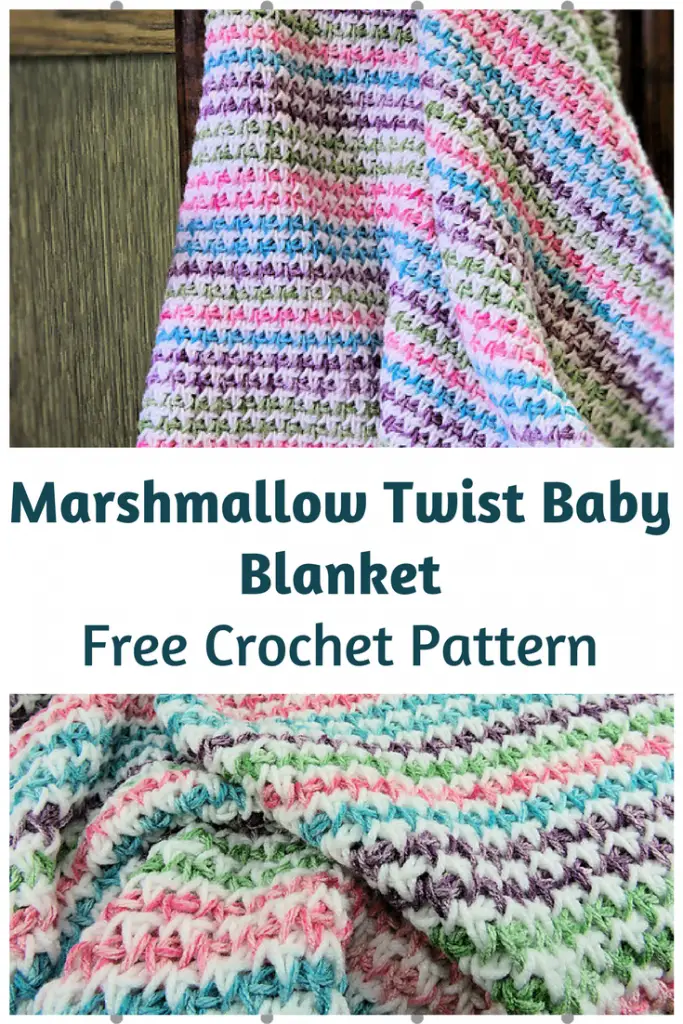 Superb Marshmallow Twist Baby Blanket [Free Pattern]