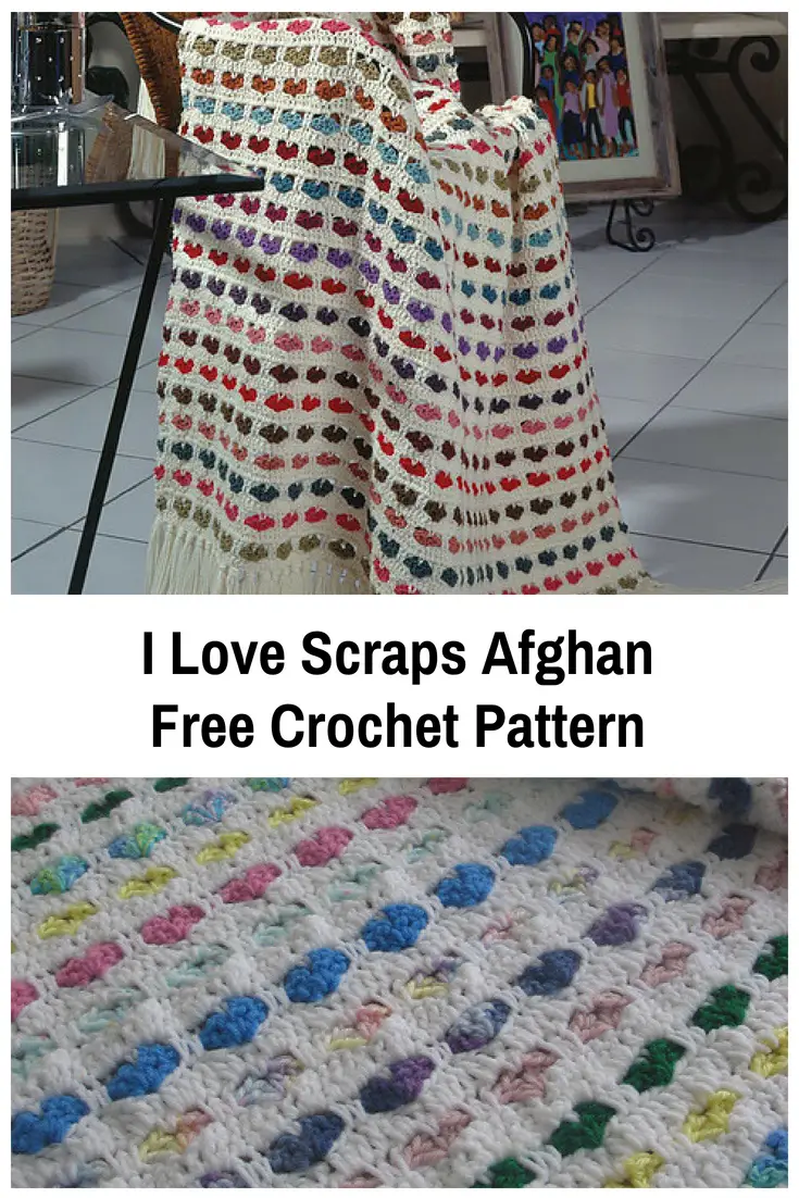 Easy Scraps Afghan Free Crochet Pattern