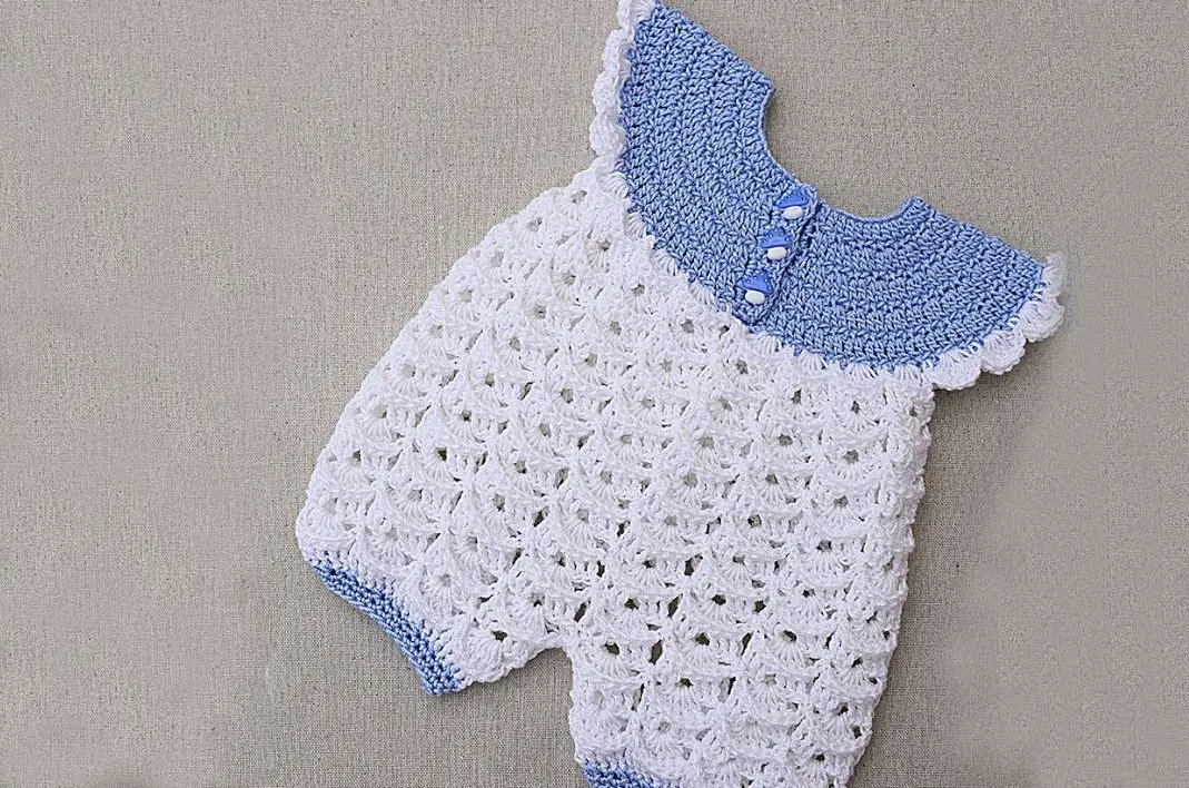 Crochet Baby Romper Free Pattern